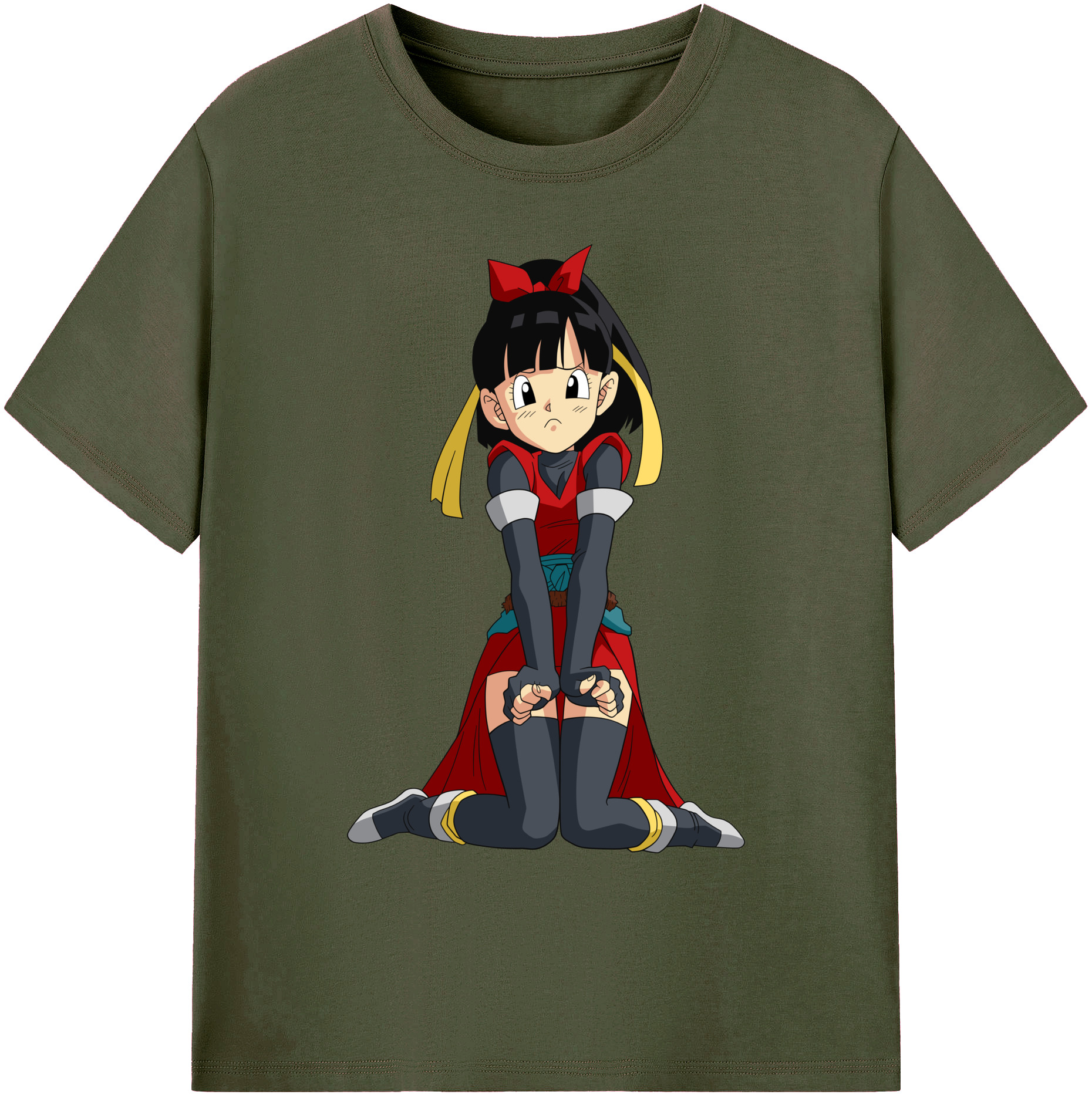 （画像用） ドラゴンボール パン DRAGON BALL Pan 綿100％ メンズ半袖Tシャツ｜肌触りやわらか＆通気性